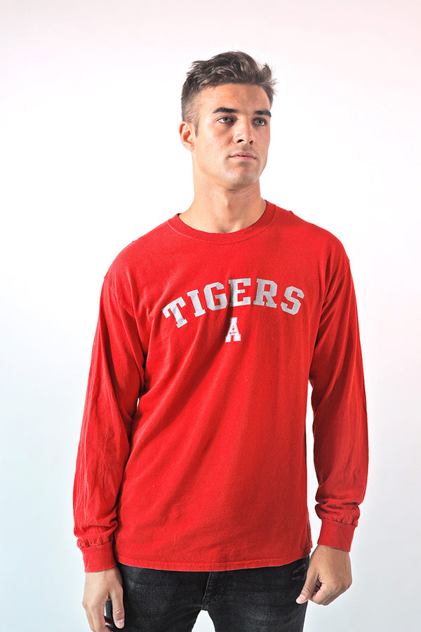Vintage Archer Tigers L/S T-Shirt -L