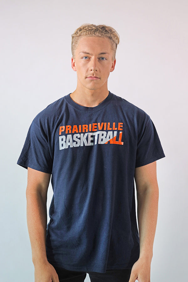 Vintage Prairieville Basketball T-Shirt - L