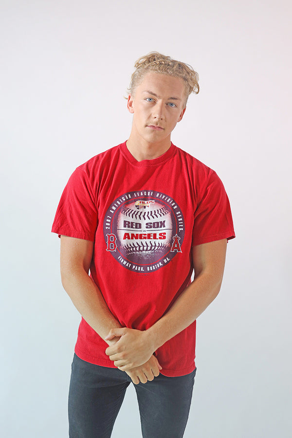 Vintage Red Sox v Angels T-Shirt - L