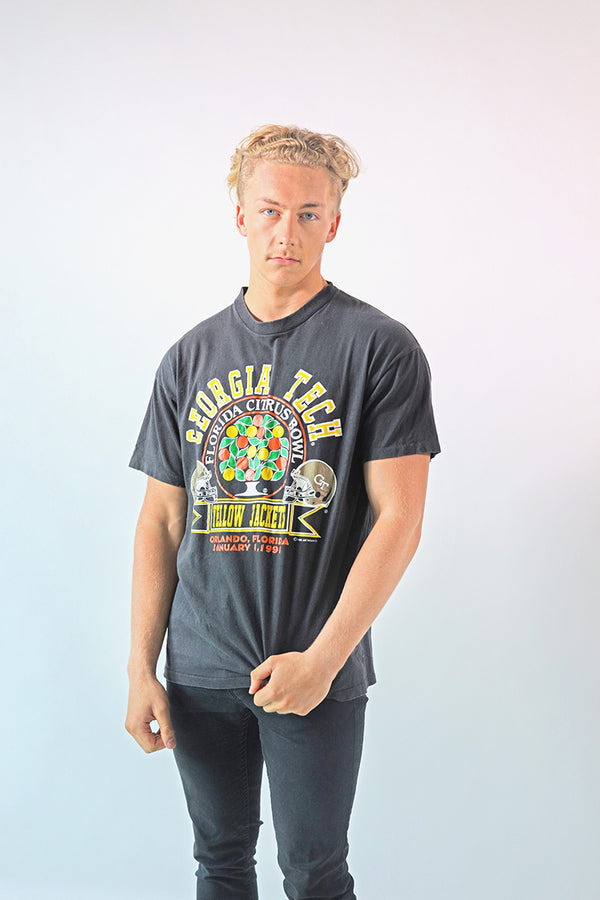 Vintage 1991 Georgia Tech Retro T-Shirt - L