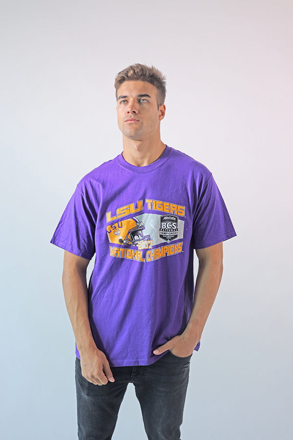 Vintage 2007 LSU National Champions T-Shirt - L