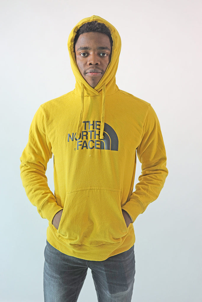Vintage NORTH FACE (Yellow) Hoodie - S