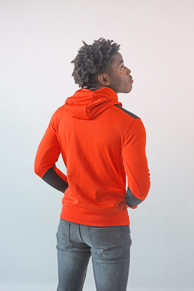 Vintage Nike Orange Athletic Hoodie - XS