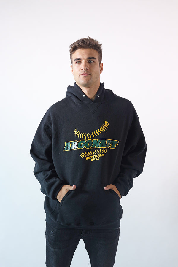 Vintage Russell Athletic Argonaut Print Hoodie - XL